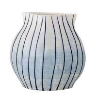 Bloomingville Esra Vase 22cm stent&oslash;j i en lys bl&aring; nuance