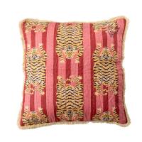 Bloomingville Poirino Pude Bomuld 45x45cm Pink med m&oslash;nster
