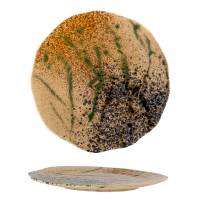 Creative Colelction Larken Tallerken &Oslash;27cm Stent&oslash;j brune nuancer