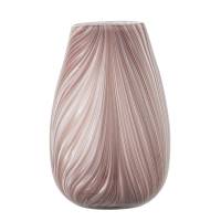 Bloomingville Ennis 22,5cm glasvase i en bl&oslash;d rosa nuance