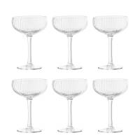 Bloomingville Astrid Champagne Glas i klart glas