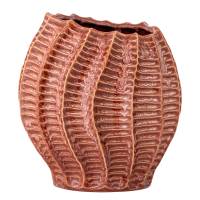 Creative Collection Callon Vase i Stent&oslash;j 20,5cm muslingeformet silhuet rosa