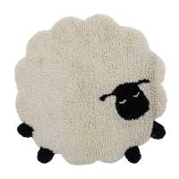 Bloomingville MINI Dolly t&aelig;ppe til b&oslash;rn &Oslash;84cm uld hvid