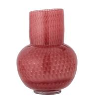 Bloomingville Roscoe Vase Glas 21,5cm subtilt farvespil rosa nuance