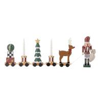 Bloomingville Vadim juletog med julemand og dekorative figurer