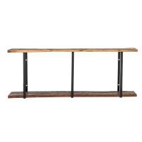 Creative Collection Tallymay hylde L140cm i genanvendt tr&aelig; brun