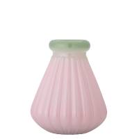 Creative Collection Judith Vase Glas 20,0cm riflet Rosa nuance