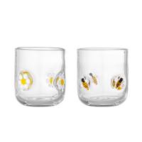 Bloomingville Buzz Drikkeglas 30cl Glas Klar med motiv