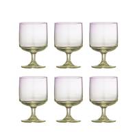 Bloomingville Luciana Drikkeglas Glas 30cl Lilla sk&aelig;r