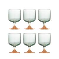 Bloomingville Signe Drikkeglas Glas 30cl Multifarvet sprayfarvet finish