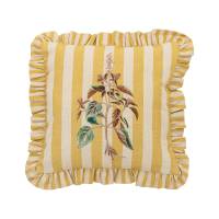 Creative Collection Camila Pude Bomuld 35x35cm Gul med motiv