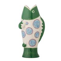 Bloomingville Irving Vase i Stent&oslash;j gr&oslash;nne og bl&aring; nuancer