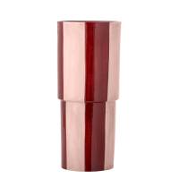 Bloomingville Floki Vase i H&aring;ndmalet Stent&oslash;j R&oslash;d og Rosa &Oslash;14x31 cm