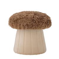 Bloomingville MINI Bertil Puf bl&oslash;d brun puf