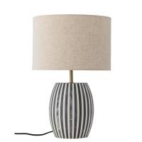 Bloomingville Tali Bordlampe &Oslash;30xH47cm stribet i metal