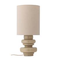 Bloomingville Fabiola Bordlampe i glas naturfarvet