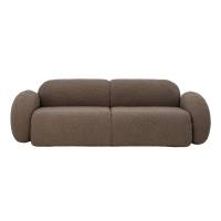 Bloomingville Magola Sofa brun teddy boucl&eacute; Pine