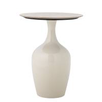 Creative Colelction Lecco Sidebord &Oslash;40cm i Metal beige nuance