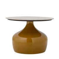 Creative Collection Lecco Sofabord &Oslash;60cm i Metal gul nuance