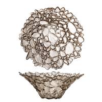 Bloomingville Tinki Sk&aring;l Glas &Oslash;30cm med brun nuance