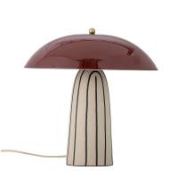 Bloomingville Arvid Bordlampe i Stent&oslash;j &Oslash;21cm m&oslash;rker&oslash;d sk&aelig;rm og en lys base