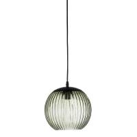 Bloomingville Sybia Pendel D23xH29 cm i Glas gr&oslash;n