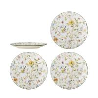 Creative Collection Bloomie Tallerken Stent&oslash;j blomster- og fuglemotiv