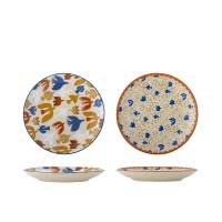Bloomingville Anniversary Tallerken Stent&oslash;j fuglemotiver som decal