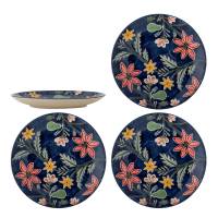 Creative Collection Meredith Tallerken Stent&oslash;j Multifarvet blomster og blade