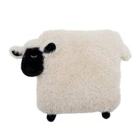 Bloomingville MINI Dolly bamse i hvid polyester