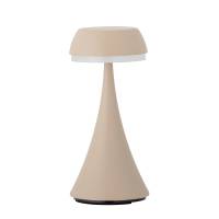 Bloomingville Pepple Portable bordlampe genopladelig aluminium bl&oslash;d beige tone