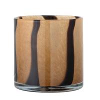 Bloomingville Liberty Fyrfadsstage Glas brun