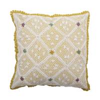 Bloomingville Rovigo Pude Bomuld 45x45cm Natur med frynser