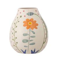 Bloomingville Taza Vase Stent&oslash;j 17cm blomsterm&oslash;nster i farverige nuancer