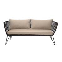 Bloomingville Mundo Sofa Metal L87xH72xW74 cm Sort