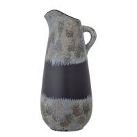 Creative Collection Khumo Vase H37cm m&oslash;rk sort overflade i stent&oslash;j