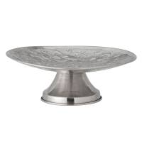 Bloomingville Litha elegant serveringsfad &Oslash;25cm i s&oslash;lv metal