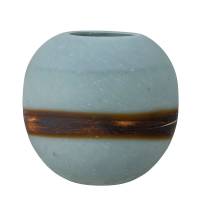 Creative Collection Melike Vase i glas bl&aring; nuance