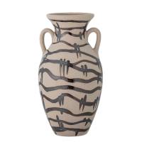 Bloomingville Ohana Vase i Stent&oslash;j h&aring;ndmalet m&oslash;nster i bl&aring; nunacer