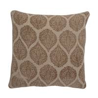 Creative Collection Cergy Pude Bomuld 50x50cm Brun m&oslash;nstret 
