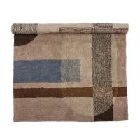 Bloomingville Zofia 200x140cm T&aelig;ppe i Bomuld brune nuancer