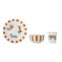 Bloomingville MINI Jesse stels&aelig;t i jern orange, 3 dele
