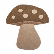 Bloomingville MINI svampe t&aelig;ppe L90 x B85cm i brun uld