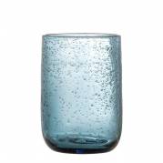 Creative Collection Tabby Drikkeglas Glas Bl&aring; med sm&aring; bobler