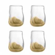 Bloomingville Ballard Drikkeglas Glas Natur bl&oslash;dt buet silhuet