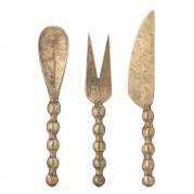 Bloomingville Haolin Ostes&aelig;t Metal Brass 3 delt