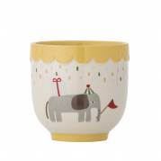 Bloomingville MINI Celebrate Kop Stent&oslash;j gul med motiv