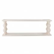 Bloomingville Salino Hylde 80cm smuk v&aelig;ghylde i hvidmalet mdf