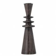 Bloomingville Armel Lysestage H26cm Mangotr&aelig;  Sort