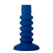 Bloomingville Thorne Lysestage H18,5cm Stent&oslash;j dyb bl&aring; farve